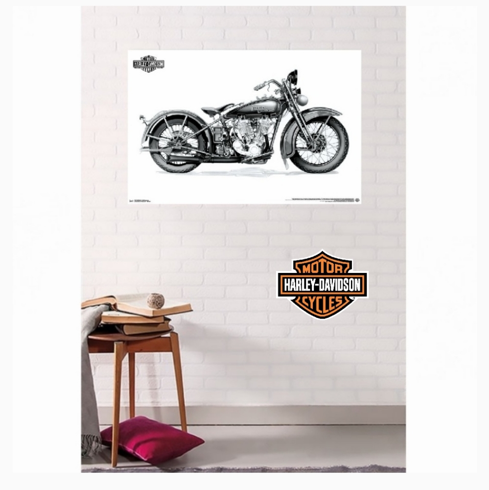 Harley Davidson Poster Two Cam